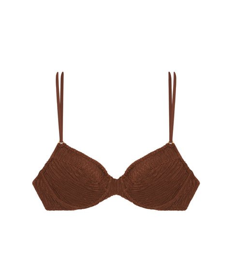 Lappa Top Brown Chestnut