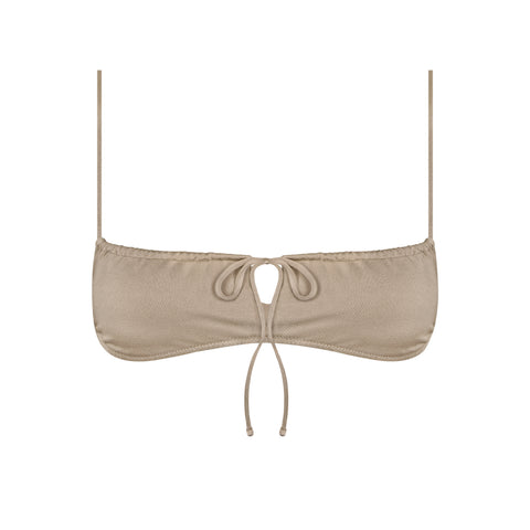 Knot Bandeau in Golden Sand