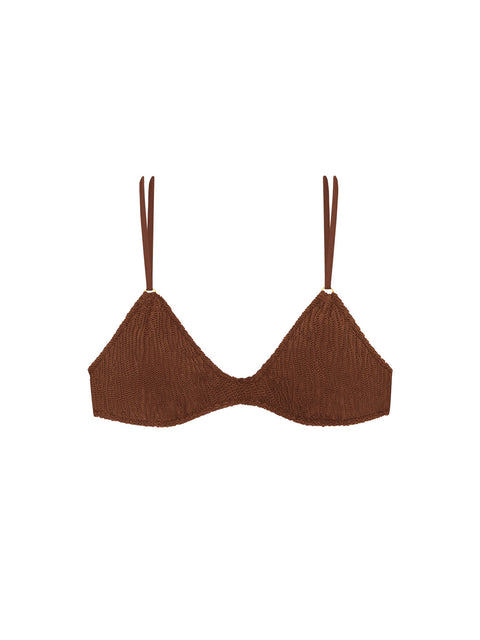 Aurora Top Brown Chestnut