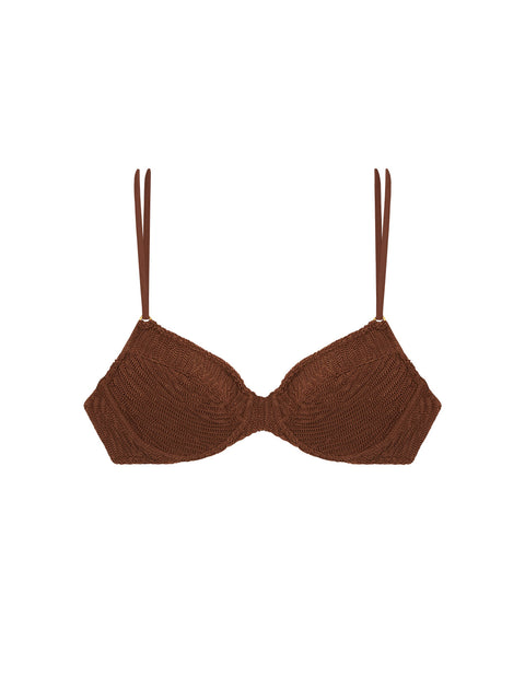 Lappa Top Brown Chestnut