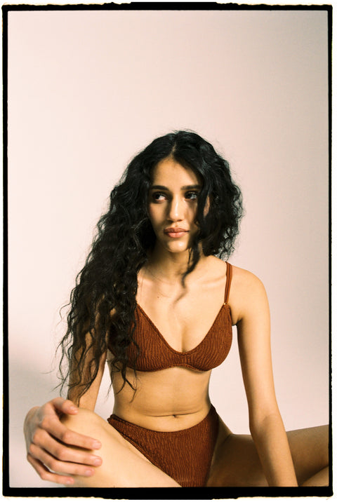 Aurora Top Brown Chestnut