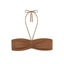 Halter Top in Bronzed Brown