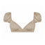 Drapped Balconette in Golden Sand