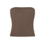 Tube Top in Chestnut Corduroy