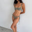 Underwire Top in Cactus Green