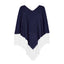 Poncho in Navy Blue