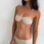 Underwire Strapless in Sand Corduroy