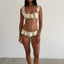 Wave Volants in White Pearl