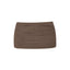 Skort in Chestnut Corduroy