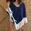 Poncho in Navy Blue