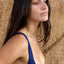 Scoop Top in Navy Blue