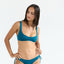 Scoop Top in Petrol Blue