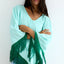 Poncho in Sea Glass
