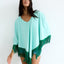 Poncho in Sea Glass