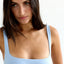 Underwire Top in Sky Blue