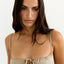 Knot Bandeau in Golden Sand