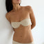 Underwire Strapless in Sand Corduroy