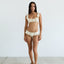 Scoop Top in White Pearl