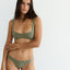 Scoop Top in Cactus Green