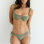 Underwire Top in Cactus Green