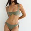 Underwire Top in Cactus Green