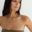 Tube Top in Chestnut Corduroy