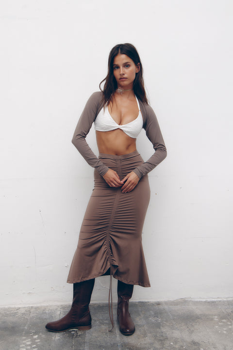Mona Skirt Taupe
