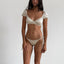 Drapped Balconette in White Pearl