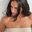 Tube Top in Sand Corduroy