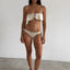 Petal Bandeau Top in White Pearl