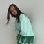 Poncho in Sea Glass