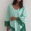 Poncho in Sea Glass