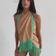 Crossed Poncho in Sand Lagoon
